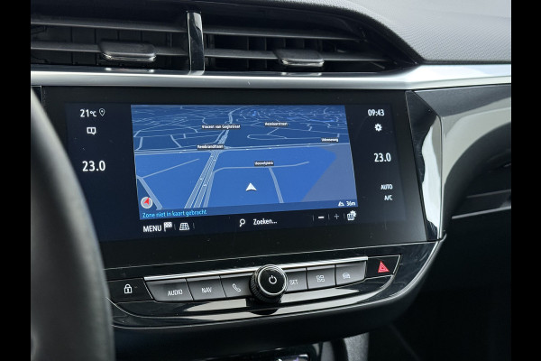 Opel Corsa 1.2T 101PK Camera PDC-a+v Navi Apple Carplay Android EleganceStoel+Stuurverwarming Regen-Lichtsensor Keyless entry/start Privacy Glas Lmv Led Bluetooth Lane Assist Isofix 1e Eigenaar Dealeronderhouden Origineel Nederlandse Auto