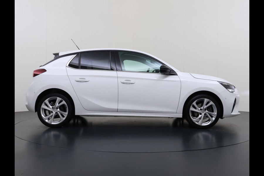 Opel Corsa 1.2T 101PK Camera PDC-a+v Navi Apple Carplay Android EleganceStoel+Stuurverwarming Regen-Lichtsensor Keyless entry/start Privacy Glas Lmv Led Bluetooth Lane Assist Isofix 1e Eigenaar Dealeronderhouden Origineel Nederlandse Auto