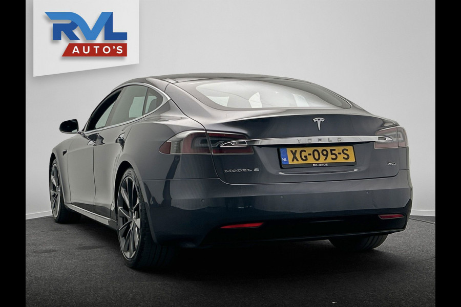 Tesla Model S 75D Base | Origineel NL | SOH 86,2 % | Leder | Panoramadak | Elek. Kofferklep | Stoelverwarming | Camera |