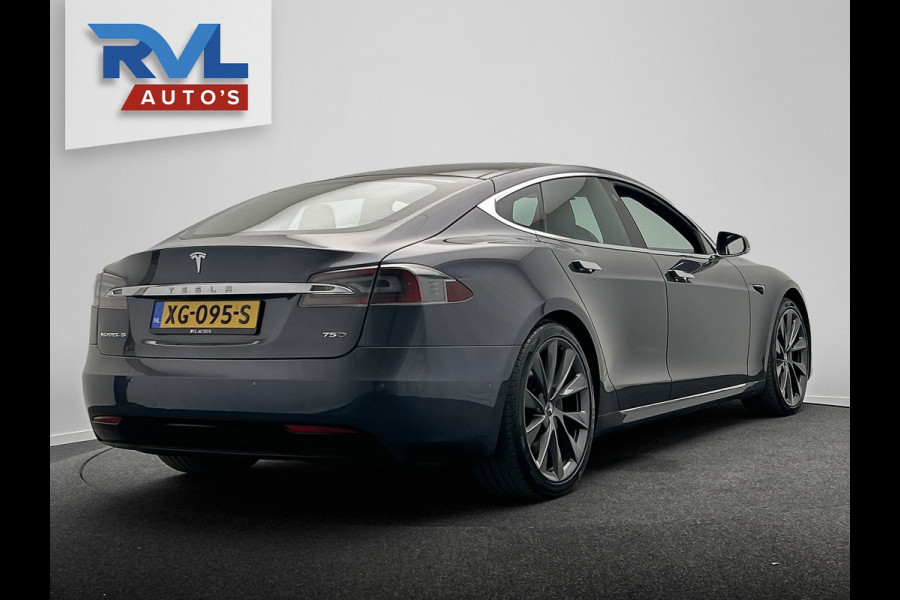 Tesla Model S 75D Base | Origineel NL | SOH 86,2 % | Leder | Panoramadak | Elek. Kofferklep | Stoelverwarming | Camera |