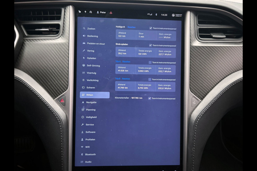 Tesla Model S 75D Base | Origineel NL | SOH 86,2 % | Leder | Panoramadak | Elek. Kofferklep | Stoelverwarming | Camera |