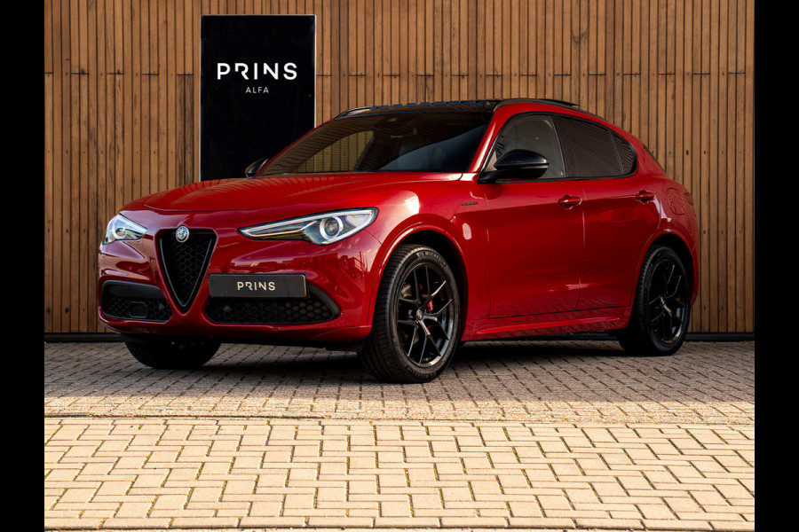 Alfa Romeo Stelvio 2.0T 280pk AWD Veloce | Pano-dak | CarPlay | Adapt. cruise | Lederen dash.