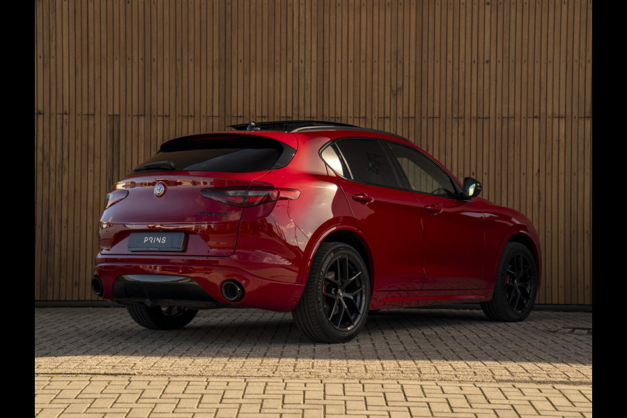 Alfa Romeo Stelvio 2.0T 280pk AWD Veloce | Pano-dak | CarPlay | Adapt. cruise | Lederen dash.