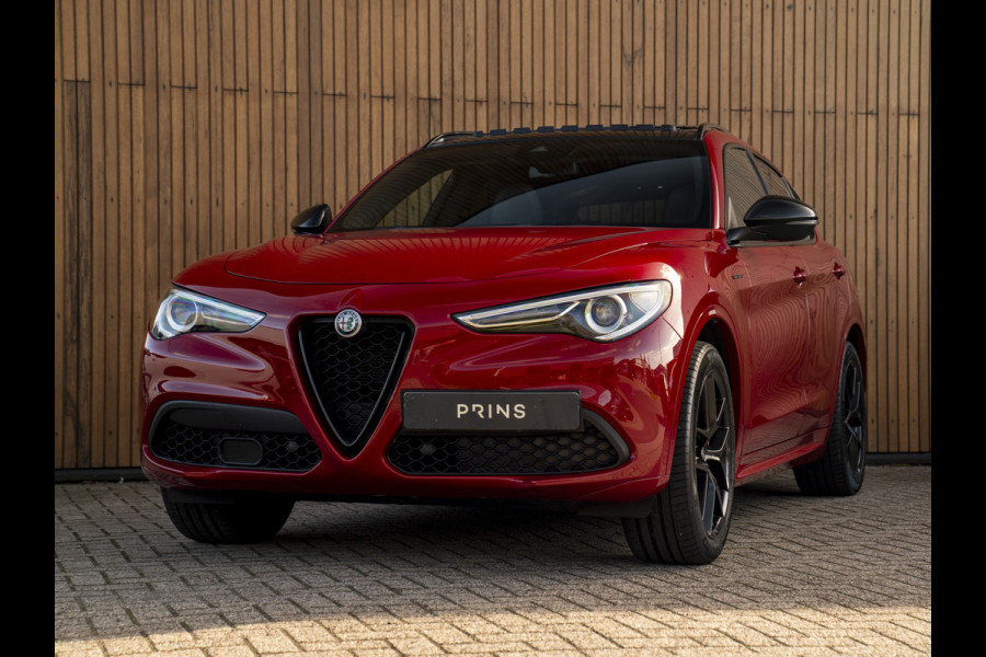 Alfa Romeo Stelvio 2.0T 280pk AWD Veloce | Pano-dak | CarPlay | Adapt. cruise | Lederen dash.
