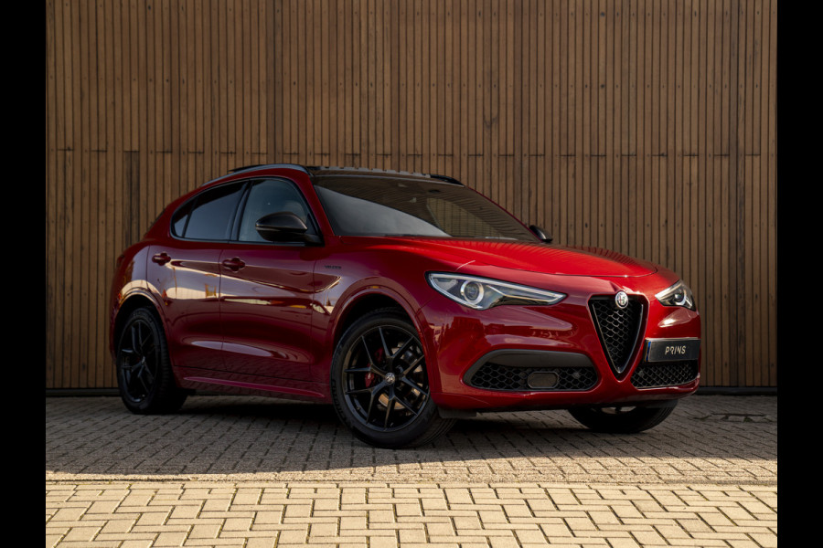 Alfa Romeo Stelvio 2.0T 280pk AWD Veloce | Pano-dak | CarPlay | Adapt. cruise | Lederen dash.