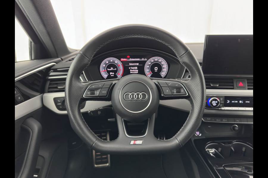 Audi A4 Avant 40 TFSI S edition (INCL.BTW) *LEATHER-MICROFIBRE | FULL-LED | HEATED-SPORTSEATS | KEYLESS | DIGI-COCKPIT | AMBIENT-LIGHT | NAVI-FULLMAP | PRIVACY-GLASS | SHIFT-PADDLES | ECC | PDC | CRUISE | 18''ALU*