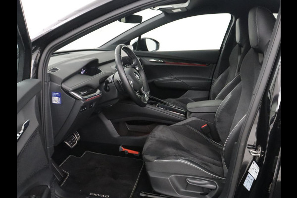 Škoda Enyaq iV 80 Sportline | SOH 93,3% | Leder/alcantara | Stuur/stoel verwarming | Cruise control | Carplay | Camera | Park assist | Sfeerverlichting | Full LED