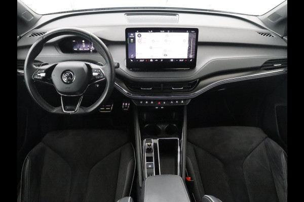 Škoda Enyaq iV 80 Sportline | SOH 93,3% | Leder/alcantara | Stuur/stoel verwarming | Cruise control | Carplay | Camera | Park assist | Sfeerverlichting | Full LED