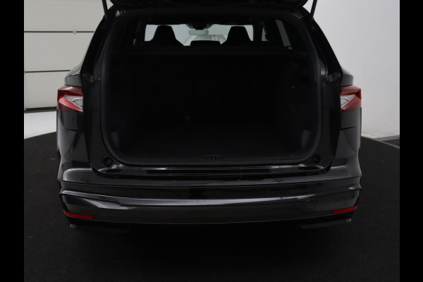 Škoda Enyaq iV 80 Sportline | SOH 93,3% | Leder/alcantara | Stuur/stoel verwarming | Cruise control | Carplay | Camera | Park assist | Sfeerverlichting | Full LED
