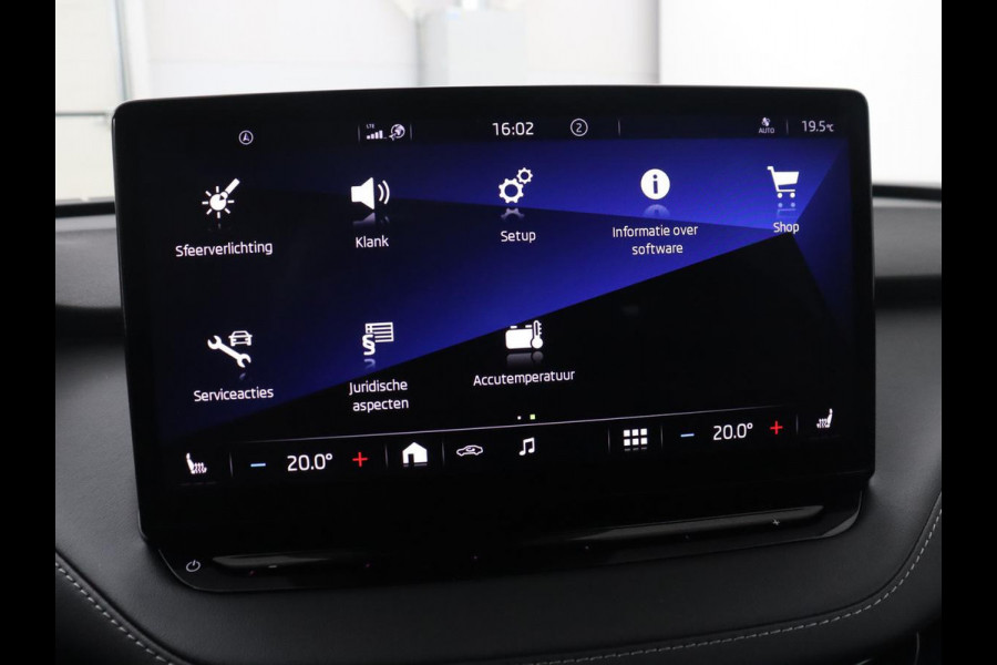 Škoda Enyaq iV 80 Sportline | SOH 93,3% | Leder/alcantara | Stuur/stoel verwarming | Cruise control | Carplay | Camera | Park assist | Sfeerverlichting | Full LED