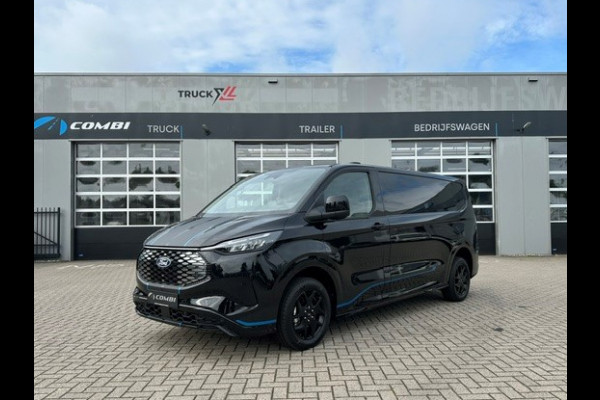Ford E-Transit Cust. 340 L2H1 Custom Sport 4WD 71 kWh > 285pk/Agate Black/17 inch velgen/Camera