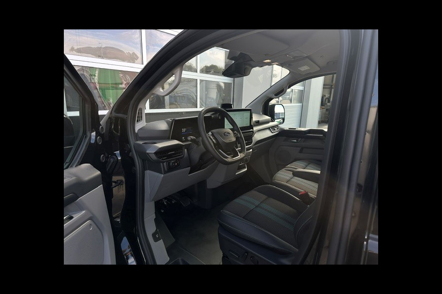 Ford E-Transit Cust. 340 L2H1 Custom Sport 4WD 71 kWh > 285pk/Agate Black/17 inch velgen/Camera