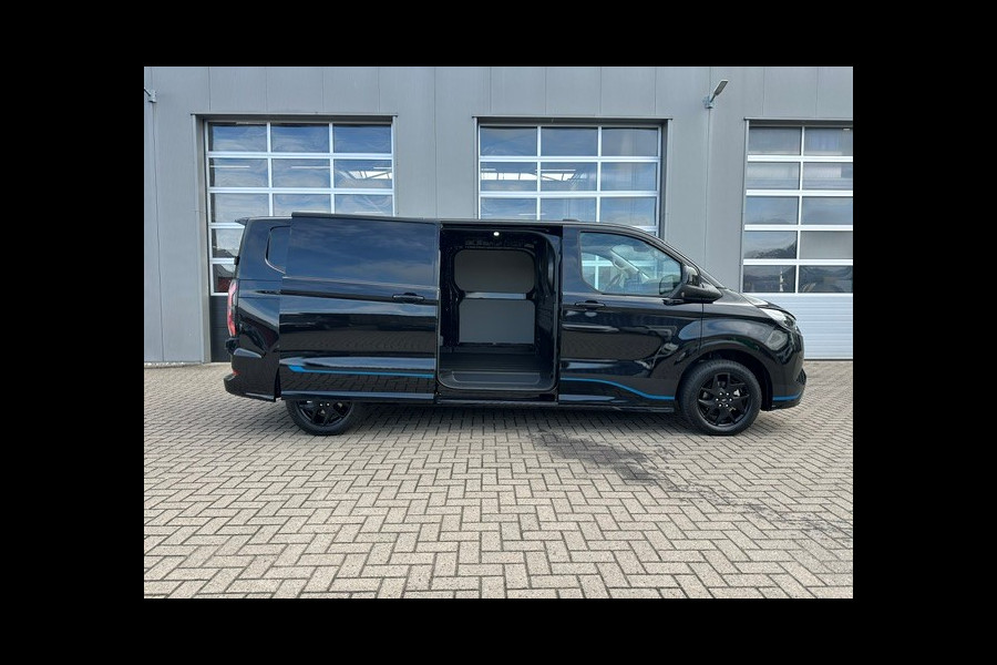 Ford E-Transit Cust. 340 L2H1 Custom Sport 4WD 71 kWh > 285pk/Agate Black/17 inch velgen/Camera