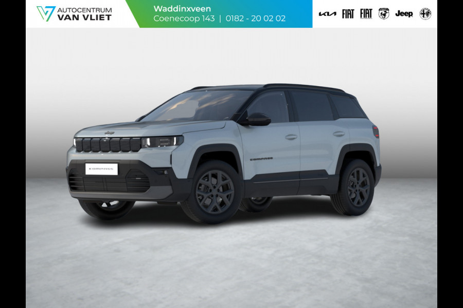 Jeep Compass 1.2 e-Hybrid First Edition | Adapt. Cruise | Camera | Carplay | 18" | Elektr. A-Klep | Navi | Winter Pack
