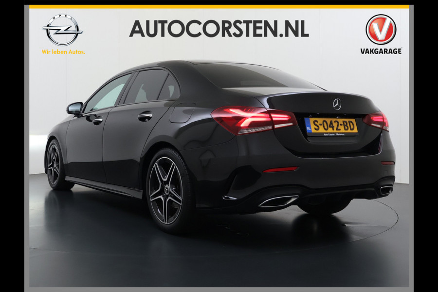 Mercedes-Benz A-Klasse 180 AUT-7 AMG Line Night Premium Stoelverwarming Camera Apple Carplay Android Auto Navi Ecc Keyless-go Pdc Cruise Control Regensensor Privacy Glas Led-High Performance Isofix Bluetooth DAB 1e Eigenaar Origineel Nederlandse Auto
