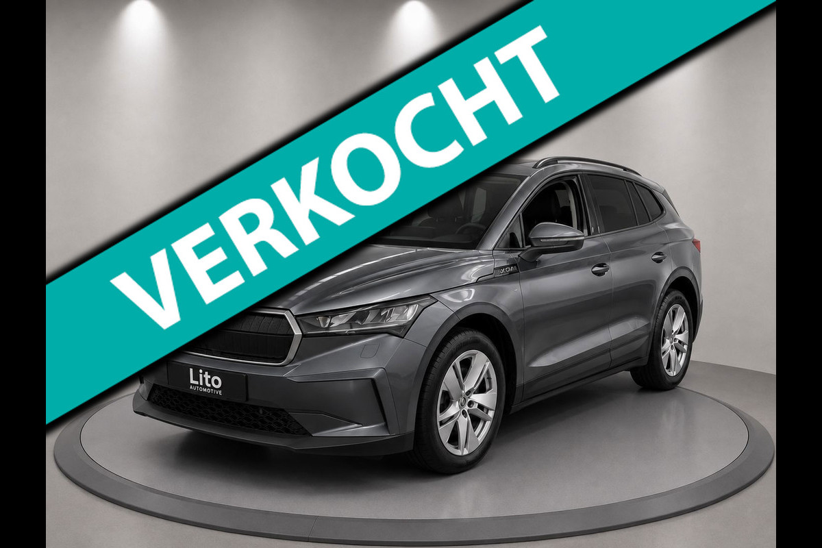 Škoda ENYAQ iV 60| 1/2 LEDER | NAVI | AIRCO| ELECTRIC| NL: AUTO| NAP"|