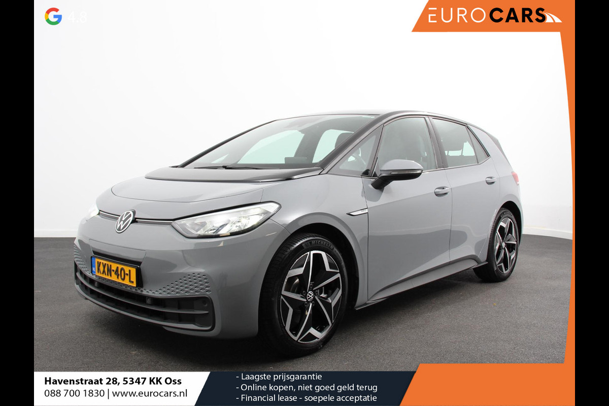 Volkswagen ID.3 Pro 58 kWh SOH 92% Navigatie Apple CarPlay Android Auto Parkeerhulp Adaptive Cruise Control Stoel- en stuurverwarming Full Led Climate Control Lichtmetalen velgen