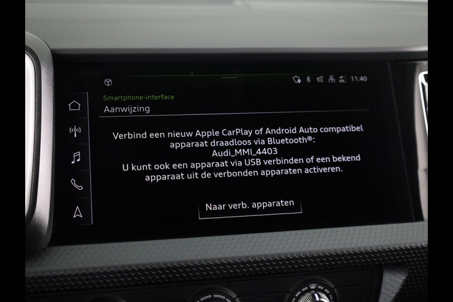 Audi A1 Sportback 25 TFSI Pro Line 95pk | Navigatie via App | Cruise controle | Parkeersensoren achter | 15 inch lichtmetalen velgen