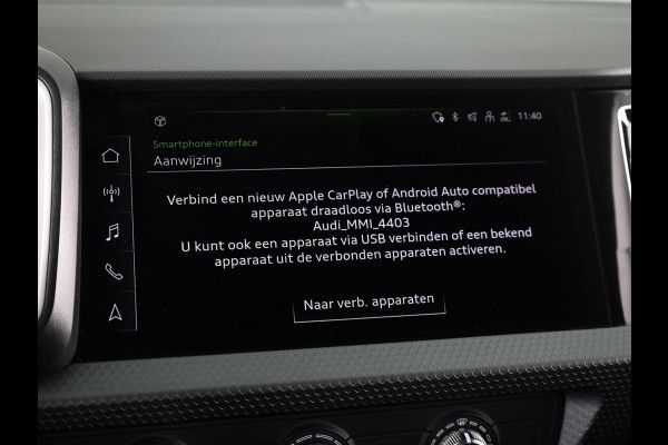 Audi A1 Sportback 25 TFSI Pro Line 95pk | Navigatie via App | Cruise controle | Parkeersensoren achter | 15 inch lichtmetalen velgen