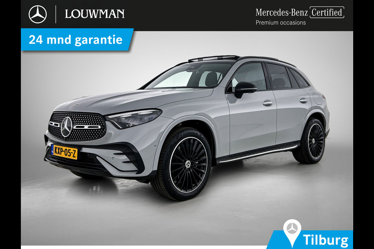Mercedes-Benz GLC 300 e 4MATIC AMG Plug-In Hybride | AMG Premium Line | Night Pakket | Panoramadak | Digital Light | Memory Voorstoelen | 20 Inch AMG Velgen. Inclusief 24 maanden MB Certified garantie voor Europa.