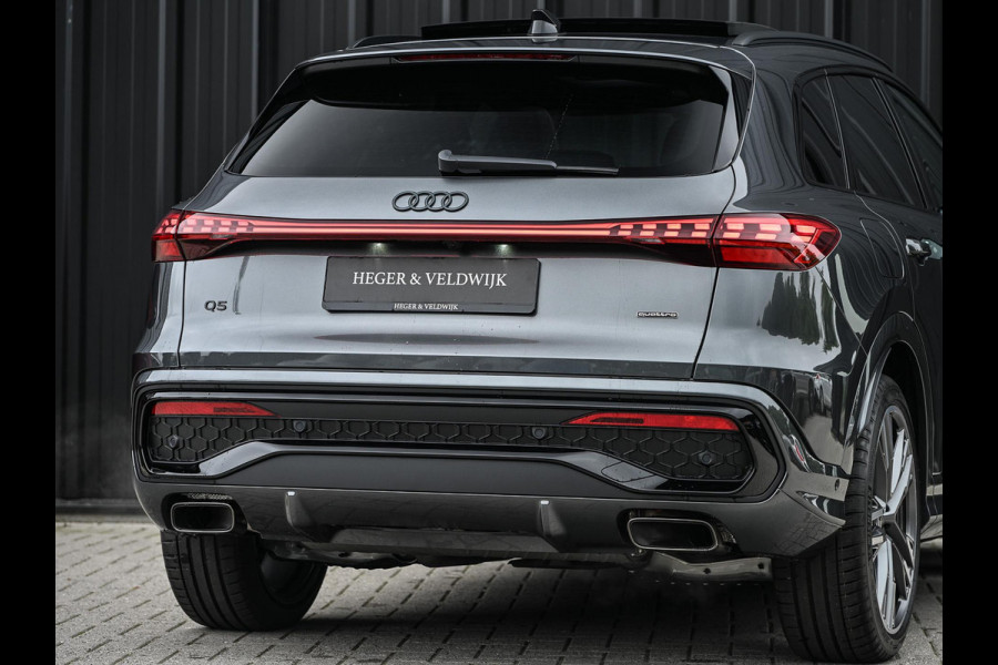 Audi Q5 E-Hybrid quattro 270KW S edition Competition | Wordt Verwacht! | Panoramadak | 5 Jr Garantie | Luchtvering | B&O | 360 Camera | Adaptive Cruise | Memory Seat | Ambiance Interieur | Stoelverwarming V+A | Stuurverwarming | Trekhaak |
