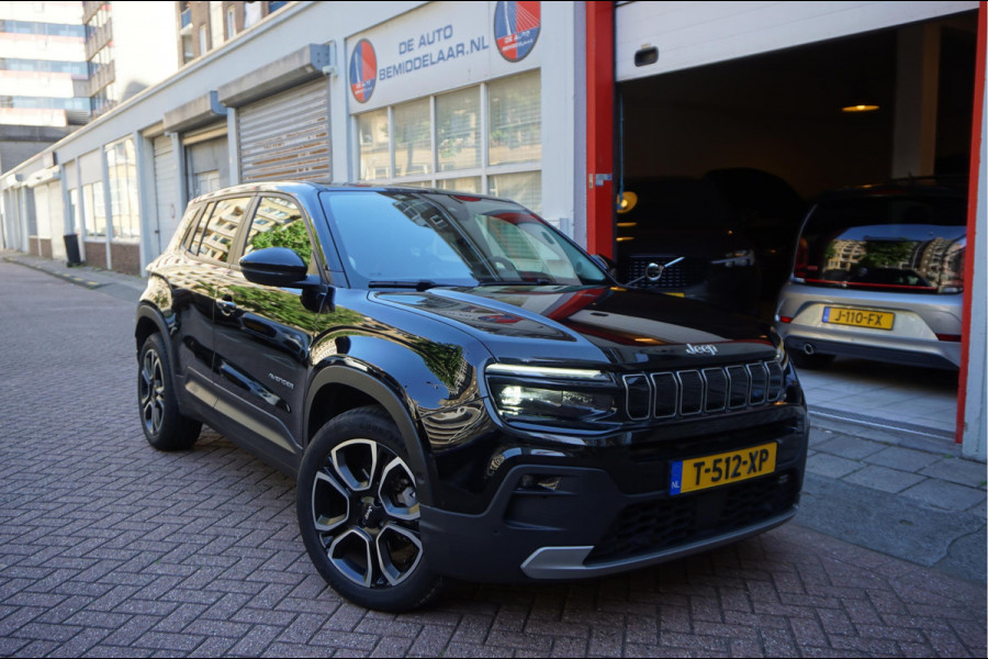 Jeep Avenger Black Edition 54 kWh | Sfeer | Apple | 360 | SOH 96,7 | Adaptive + lane | Navi | Stoelverwarming | NL auto