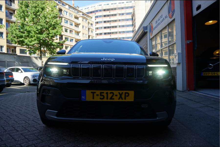 Jeep Avenger Black Edition 54 kWh | Sfeer | Apple | 360 | SOH 96,7 | Adaptive + lane | Navi | Stoelverwarming | NL auto