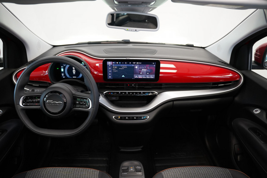 Fiat 500C Icon 42 kWh Cruise/Climate Cabrio ROSSO PASSIONE NAP!