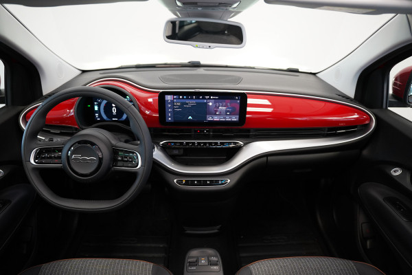 Fiat 500C Icon 42 kWh Cruise/Climate Cabrio ROSSO PASSIONE NAP!