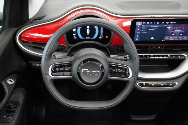 Fiat 500C Icon 42 kWh Cruise/Climate Cabrio ROSSO PASSIONE NAP!