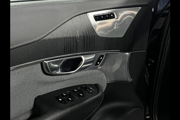 Volvo XC90 2.0 T8 Recharge AWD Inscription SOH 99% Luchtvering | Trekhaak | Bowers & Wilkins | Open dak | Adapt. Cruise | Long range | Stuur-/stoelverwarming | Head-up | Memory | 7 persoons