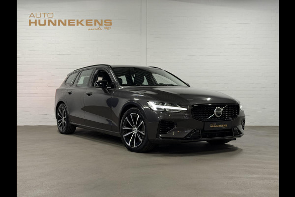 Volvo V60 2.0 T6 Plug-in hybrid AWD Plus Dark Long range | Trekhaak | Stuur-/stoelverwarming | Memory | Cruise-/climate control | Leder | Carplay
