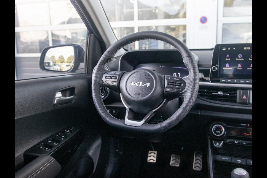 Kia Picanto 1.0 GDi GT-Line | Actieprijs* | Direct leverbaar | Schuif/Kanteldak | Stoel & Stuurverwarming | Dodehoekassistentie | Navi. | Clima. | Cruise. | GT-Line Bekleding in Lederlook