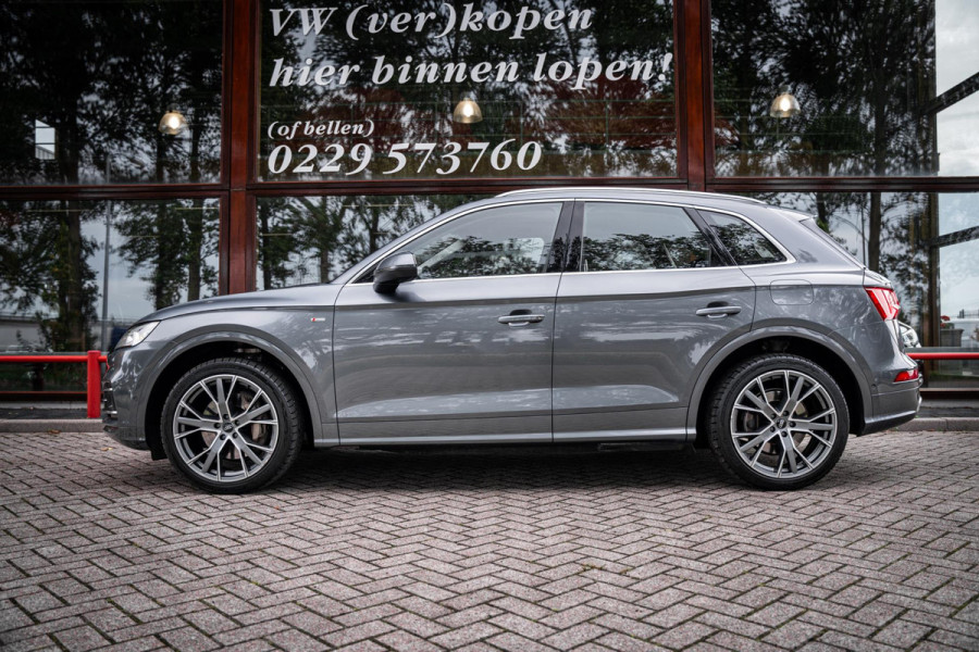 Audi Q5 50 TFSI e Quattro Pro Line | Luchtvering | Matrix LED | Inparkeersysteem | Drive select | Trekhaak | Navigatie | SoH 94% |
