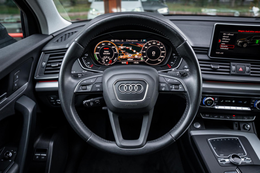 Audi Q5 50 TFSI e Quattro Pro Line | Luchtvering | Matrix LED | Inparkeersysteem | Drive select | Trekhaak | Navigatie | SoH 94% |
