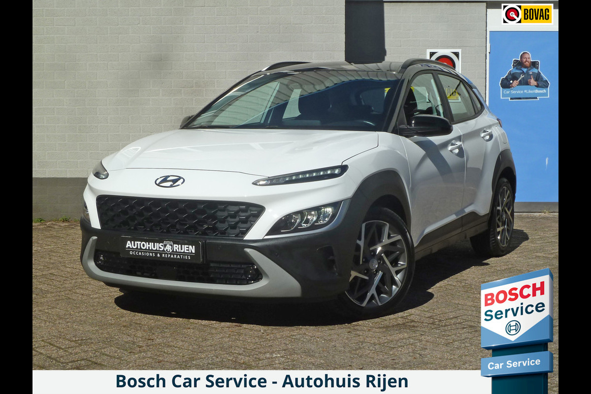 Hyundai Kona 1.6 GDI HEV Fashion|Navi|Keyless-Entry/Go|Two-Tone|Adaptive-Cruise|Stoel/Stuurverwarming|Dodehoekdetectie