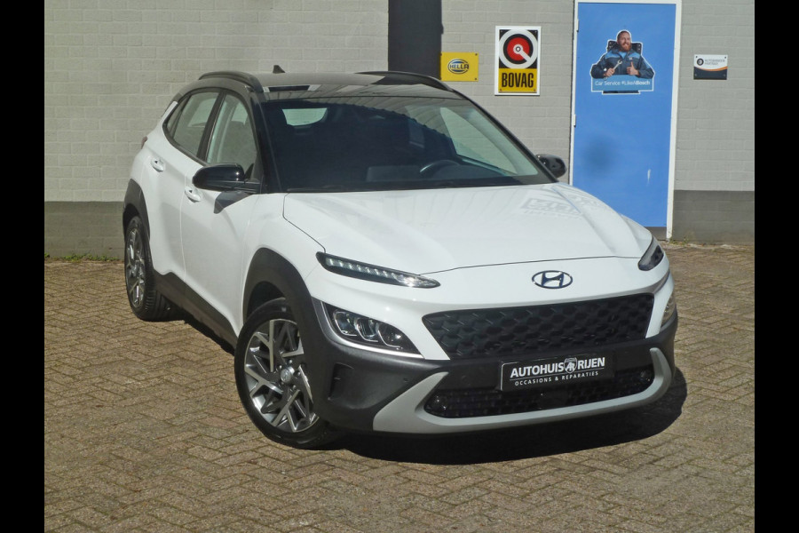 Hyundai Kona 1.6 GDI HEV Fashion|Navi|Keyless-Entry/Go|Two-Tone|Adaptive-Cruise|Stoel/Stuurverwarming|Dodehoekdetectie