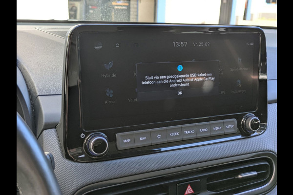 Hyundai Kona 1.6 GDI HEV Fashion|Navi|Keyless-Entry/Go|Two-Tone|Adaptive-Cruise|Stoel/Stuurverwarming|Dodehoekdetectie