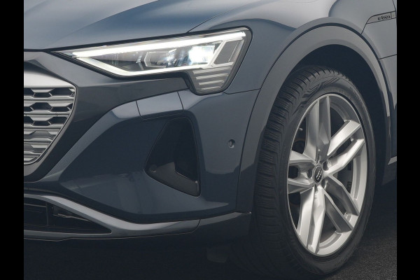 Audi Q8 e-tron 55 quattro Advanced Edition 115 kWh 408pk Dealer O.H | Panodak | Head Up | 360 Camera | Bang & Olufsen | Lederen Sportstoelen Massage & Memory | Stoelventilatie & Verwarming | Cruise Control | Keyless | Virtual | Navigatie | DAB | 21" L.M |