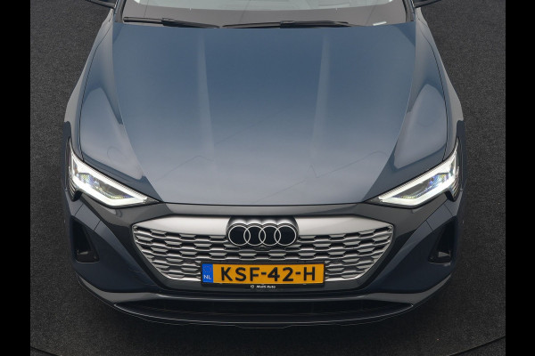 Audi Q8 e-tron 55 quattro Advanced Edition 115 kWh 408pk Dealer O.H | Panodak | Head Up | 360 Camera | Bang & Olufsen | Lederen Sportstoelen Massage & Memory | Stoelventilatie & Verwarming | Cruise Control | Keyless | Virtual | Navigatie | DAB | 21" L.M |