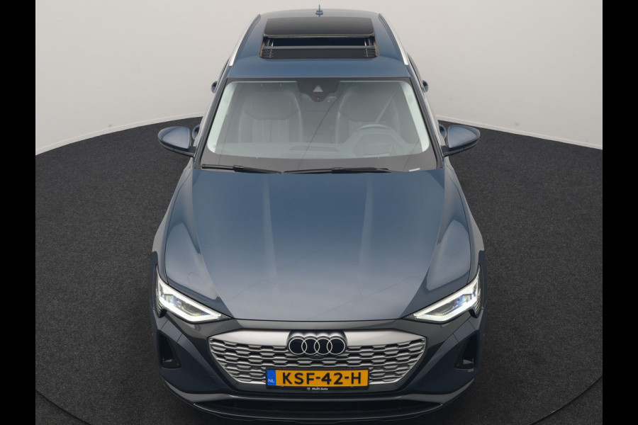 Audi Q8 e-tron 55 quattro Advanced Edition 115 kWh 408pk Dealer O.H | Panodak | Head Up | 360 Camera | Bang & Olufsen | Lederen Sportstoelen Massage & Memory | Stoelventilatie & Verwarming | Cruise Control | Keyless | Virtual | Navigatie | DAB | 21" L.M |