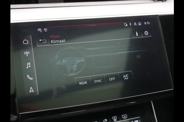 Audi Q8 e-tron 55 quattro Advanced Edition 115 kWh 408pk Dealer O.H | Panodak | Head Up | 360 Camera | Bang & Olufsen | Lederen Sportstoelen Massage & Memory | Stoelventilatie & Verwarming | Cruise Control | Keyless | Virtual | Navigatie | DAB | 21" L.M |