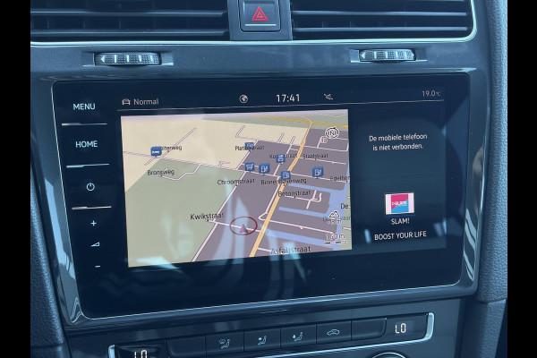 Volkswagen e-Golf e-Golf ✓SOH 88.57%✓Carplay✓Navi✓Leder✓Clima✓Cruise✓Pdc V+A✓LED✓16'' Lm velgen✓N.A.P✓Apk tot 02-2027
