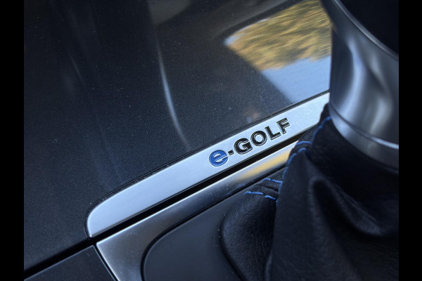 Volkswagen e-Golf e-Golf ✓SOH 88.57%✓Carplay✓Navi✓Leder✓Clima✓Cruise✓Pdc V+A✓LED✓16'' Lm velgen✓N.A.P✓Apk tot 02-2027