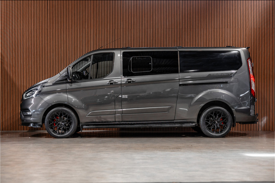 Ford Transit Custom 300 2.0 TDCI 170 PK L2H1 Limited DC | Dubbel cabine | ACC | Elek stoelen | Lederen bekleding | Navigatie | CarPlay | Camera | Trekhaak | Orig. NL auto | Nieuwe APK