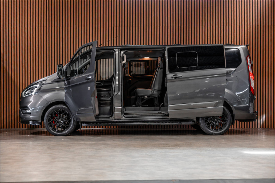Ford Transit Custom 300 2.0 TDCI 170 PK L2H1 Limited DC | Dubbel cabine | ACC | Elek stoelen | Lederen bekleding | Navigatie | CarPlay | Camera | Trekhaak | Orig. NL auto | Nieuwe APK