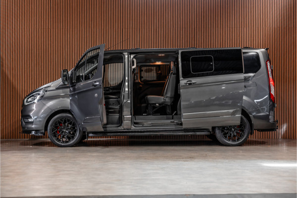Ford Transit Custom 300 2.0 TDCI 170 PK L2H1 Limited DC | Dubbel cabine | ACC | Elek stoelen | Lederen bekleding | Navigatie | CarPlay | Camera | Trekhaak | Orig. NL auto | Nieuwe APK