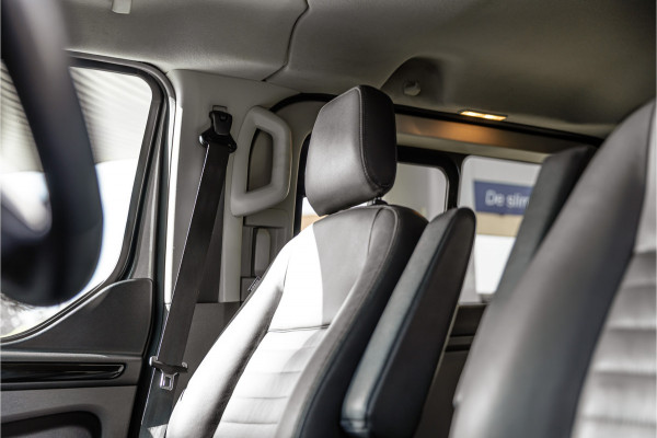 Ford Transit Custom 300 2.0 TDCI 170 PK L2H1 Limited DC | Dubbel cabine | ACC | Elek stoelen | Lederen bekleding | Navigatie | CarPlay | Camera | Trekhaak | Orig. NL auto | Nieuwe APK
