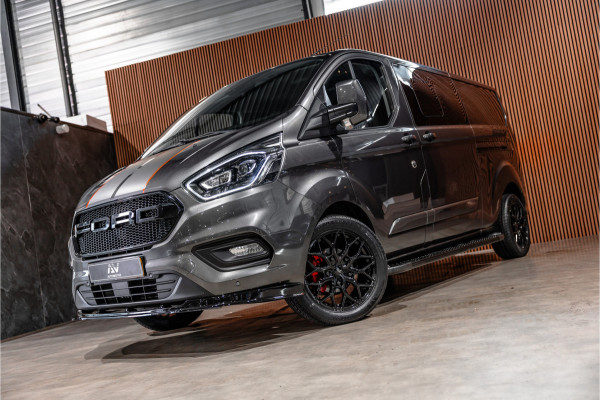 Ford Transit Custom 300 2.0 TDCI 170 PK L2H1 Limited DC | Dubbel cabine | ACC | Elek stoelen | Lederen bekleding | Navigatie | CarPlay | Camera | Trekhaak | Orig. NL auto | Nieuwe APK