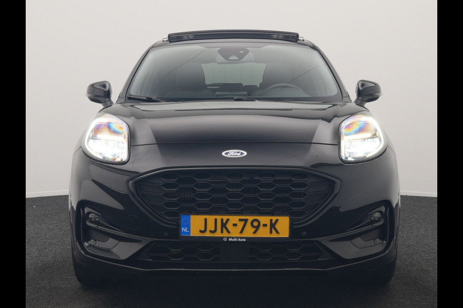 Ford Puma 1.0 EcoBoost Hybrid ST-Line X 155pk Dealer O.H | Trekhaak Afn. | Panodak | Adaptive Cruise | Bang & Olufsen | Camera | Sportstoelen & Stuur Verwarmd | Keyless | Virtual | Navigatie | DAB | 17"L.M |